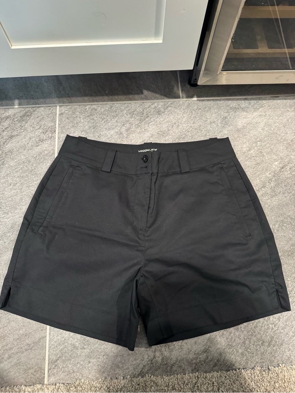 Women’s Classic Black Tailored Golf Shorts